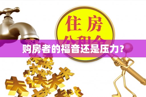 江西购房者的福音还是压力？