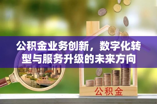江西公积金业务创新，数字化转型与服务升级的未来方向