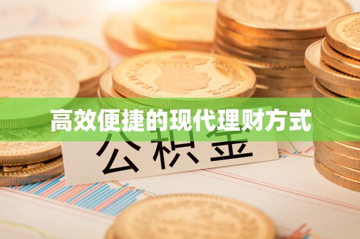 江西高效便捷的现代理财方式