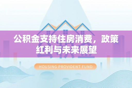 江西公积金支持住房消费，政策红利与未来展望