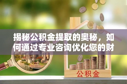 江西揭秘公积金提取的奥秘，如何通过专业咨询优化您的财务规划