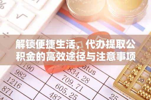 江西解锁便捷生活，代办提取公积金的高效途径与注意事项