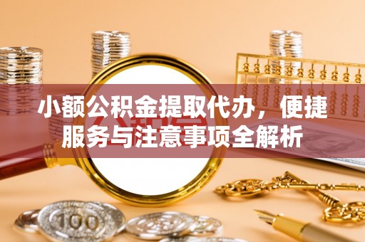 江西小额公积金提取代办，便捷服务与注意事项全解析
