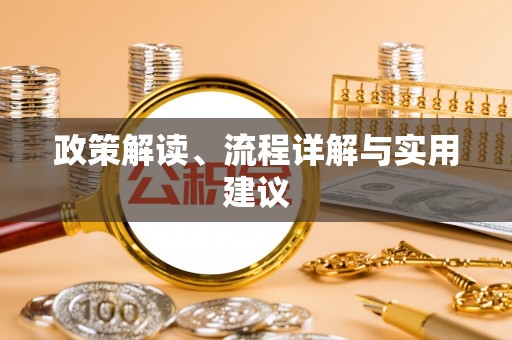 江西政策解读、流程详解与实用建议